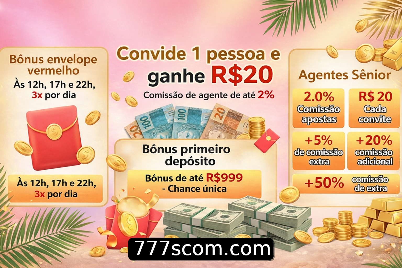 Banner do Bônus do Casino 777s